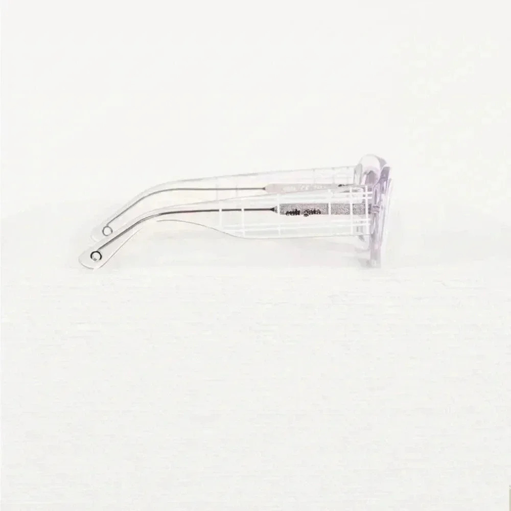 NIB CULT GAIA Meira Oversized Square Sunglasses Clear - Picture 5 of 7